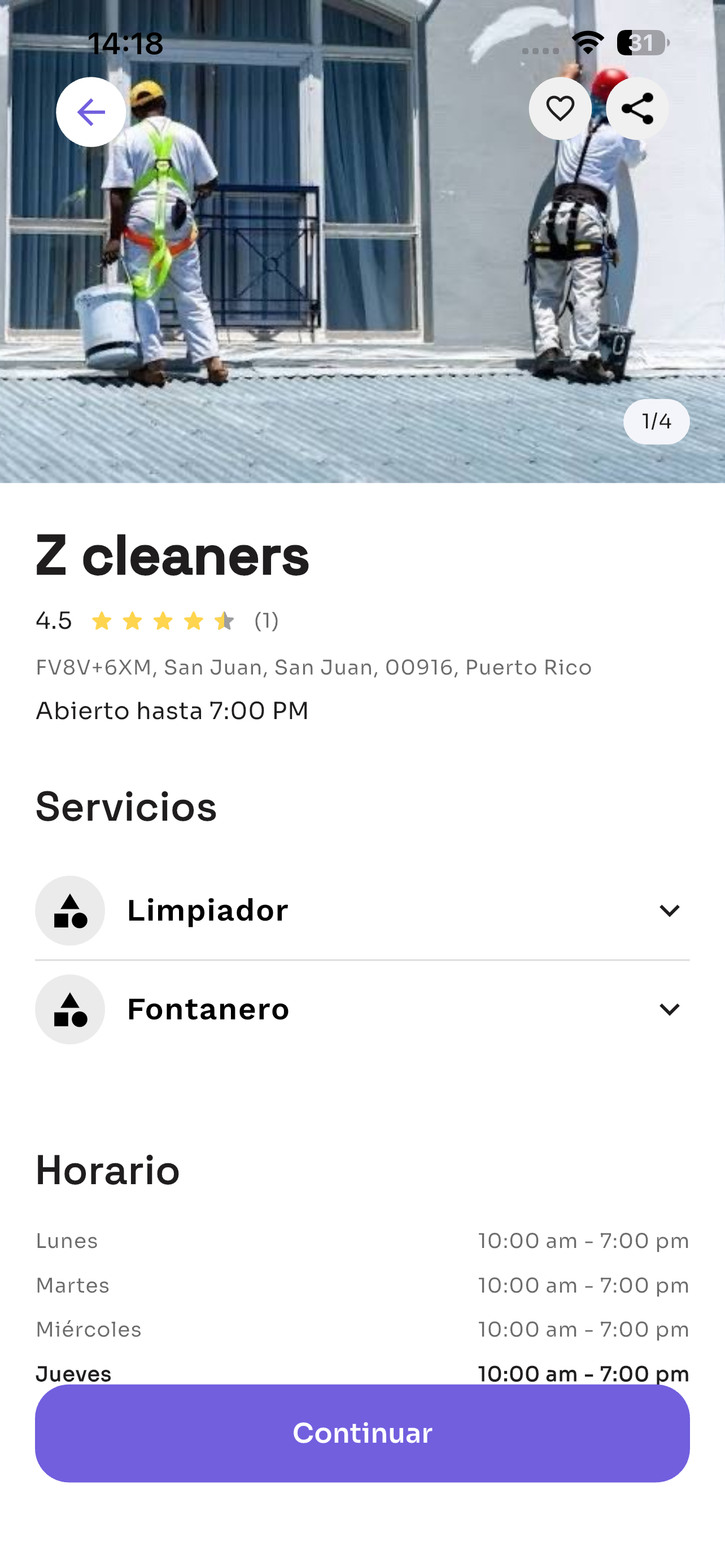 MyRightHandMan mobile app - Confirm booking screen